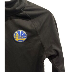 Nike NBA Warriors Dri-Fit Black 1/4 Zip Pullover Women's Small Training Athletic